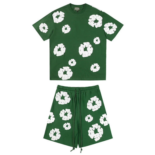 Ensemble vert Denim Trs